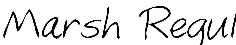 Marsh Regular Font Download Free
